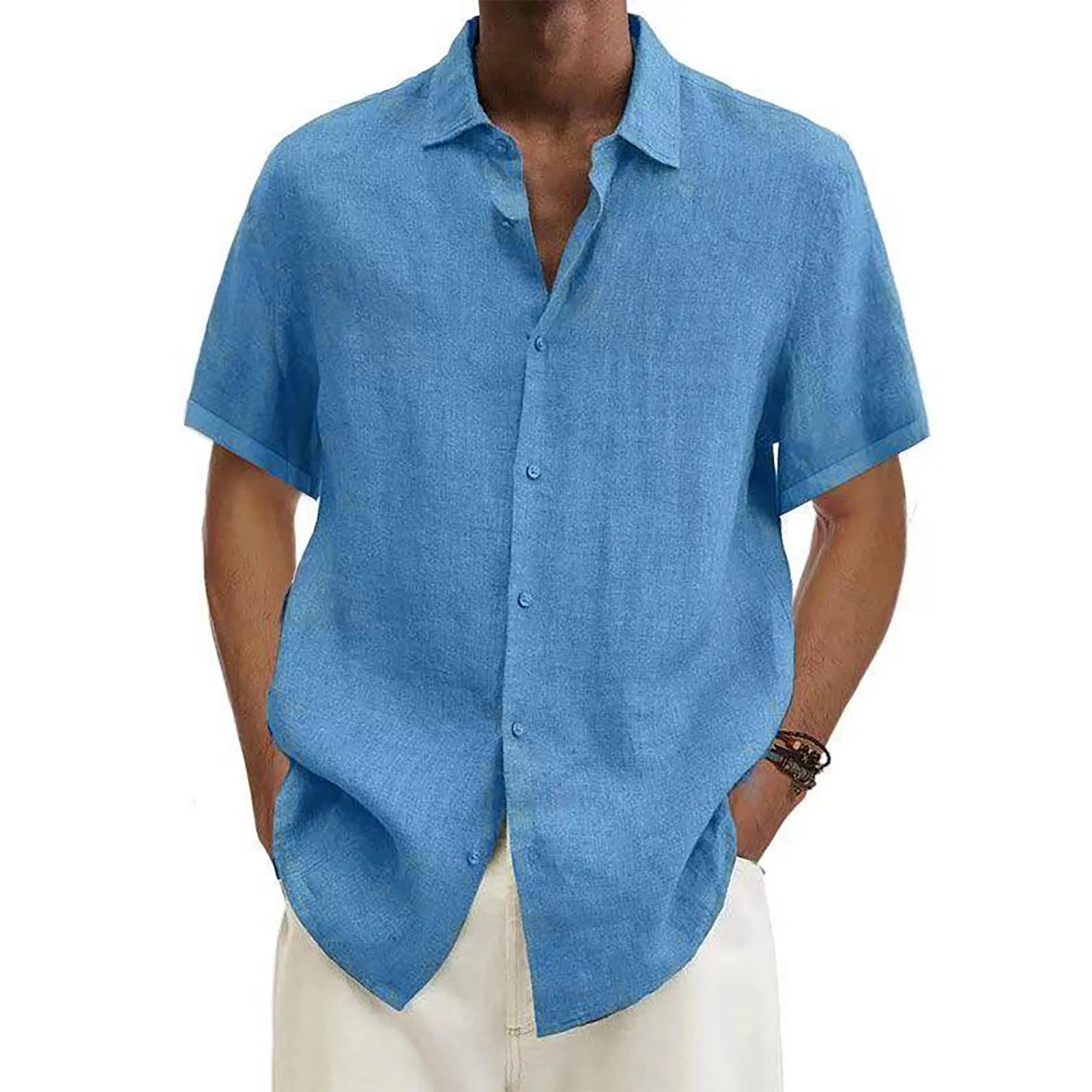 Summer Cotton Linen Shirt