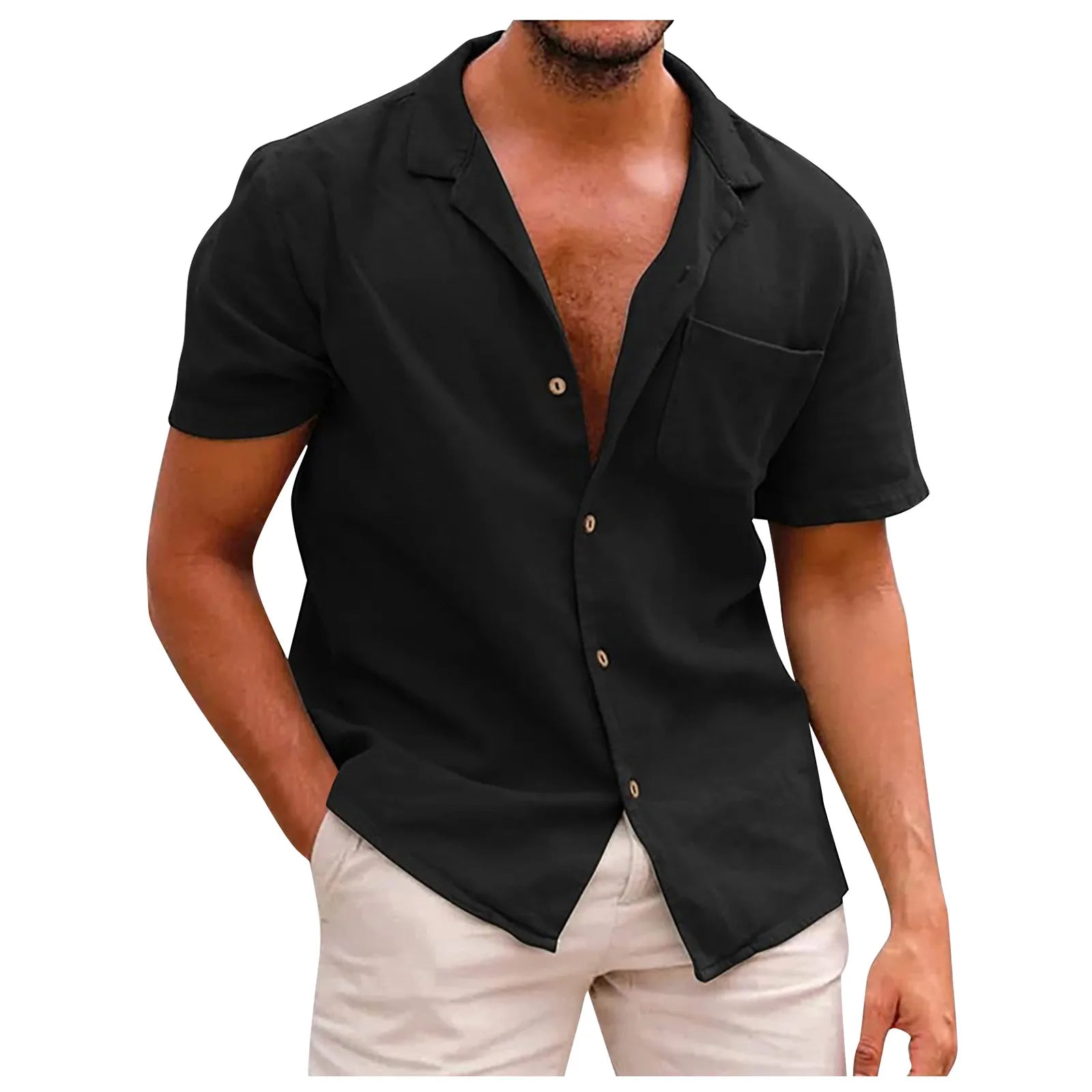 Men's Cotton Linen Shirt